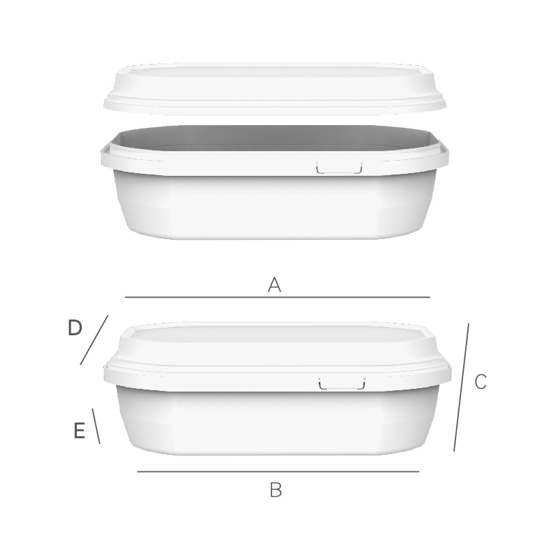 In-mold labeled products